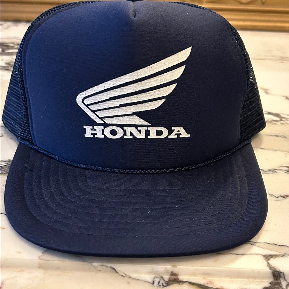 Honda Racing Navy Blue Trucker Hats Unisex~ 2 Hats